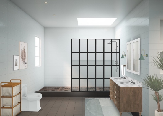 beautiful bathroom  Design Rendering