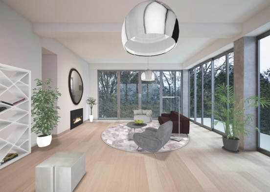 simple cozy home Design Rendering
