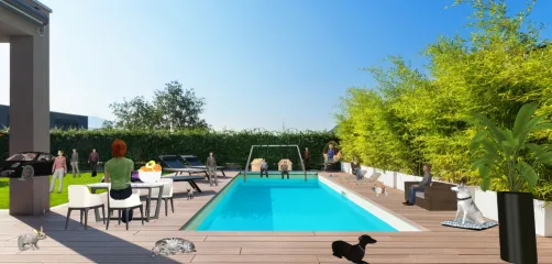 Patio trasero