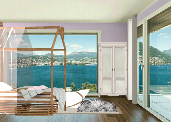 Chambre individuelle Design Rendering