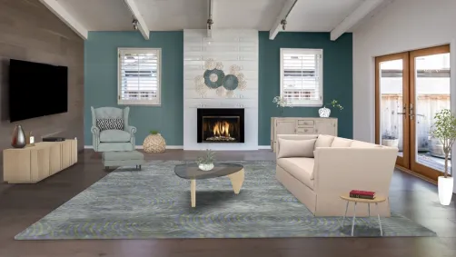 pastel living room