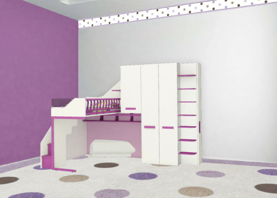 Little girls room  Design Rendering
