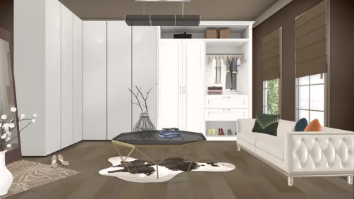 Wardrobes room