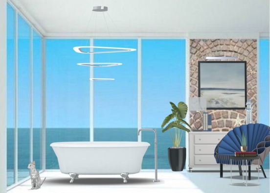 Bathroom by the sea (2) Design Rendering
