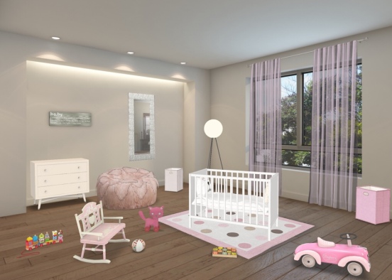Chambre fille  Design Rendering