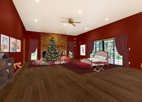 Christmas room 🎄❄️ Design Rendering