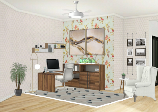Home office Design Rendering