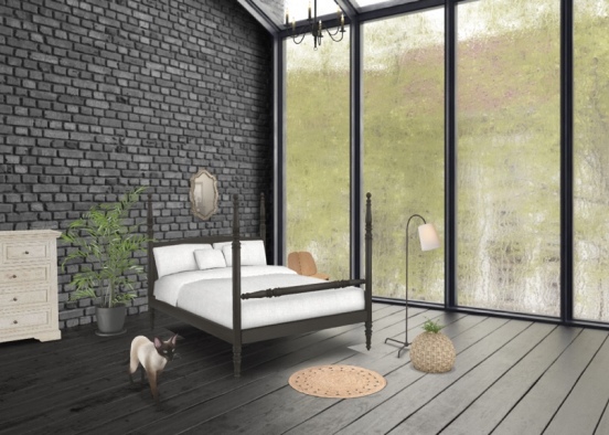 jungle room with a view  Design Rendering