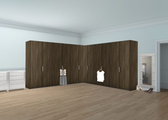 Dressing room  Design Rendering