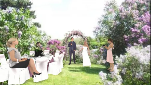 simple outdoor wedding 