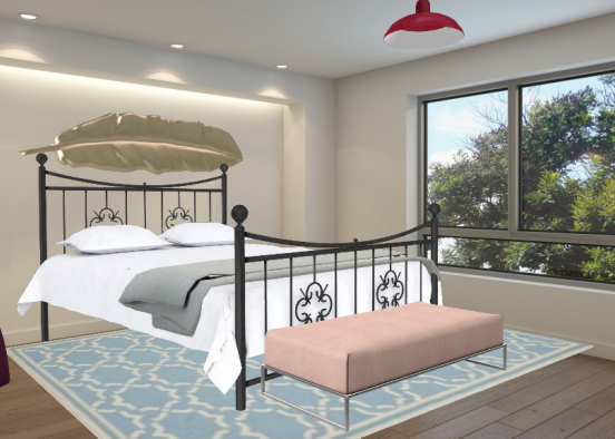 Fancy bedroom Design Rendering