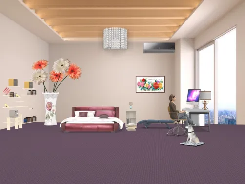 My moms bedroom 