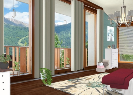 bedroom with lovely views Design Rendering