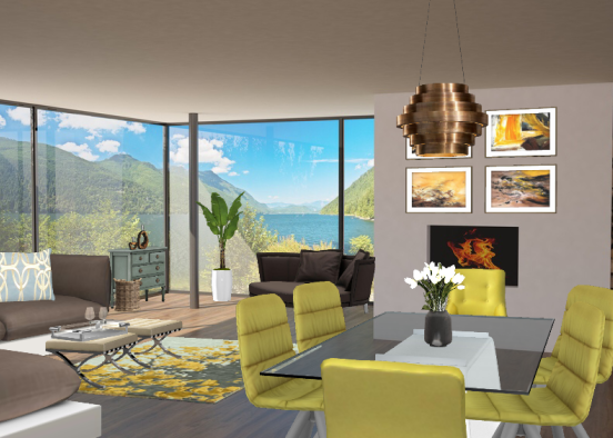 Yellows and tans  Design Rendering