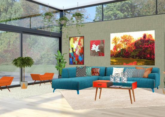 Vibrant patterns and nature views  Design Rendering