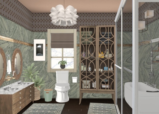 my bathroom design! 💩  Design Rendering