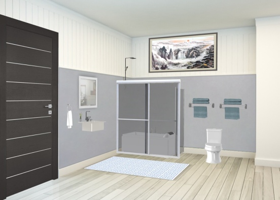 my washroom when I’m older Design Rendering