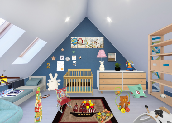 Chambre d'enfants Design Rendering