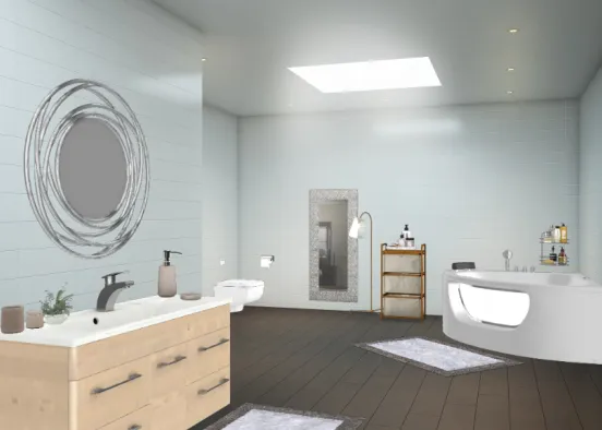 ♡ bathroom- the house of my dream  Design Rendering
