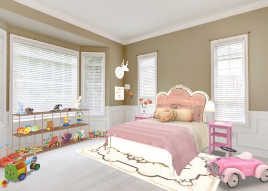 quarto de crianças real 👑  Design Rendering