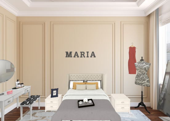 Maria habitación  Design Rendering