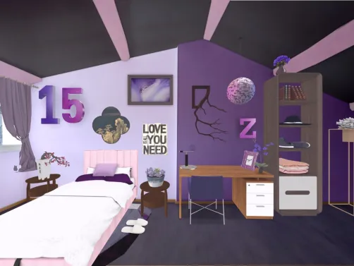 monochromatic room