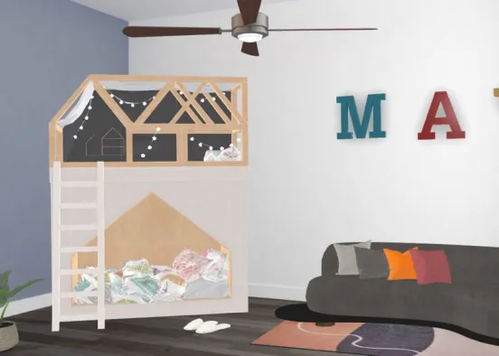 May’s bedroom! Design Rendering