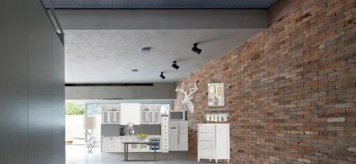 Cocina grande para familia de 4 integrantes.