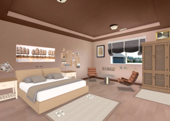 slaapkamer  Design Rendering