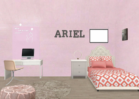 Ariel's room Design Rendering