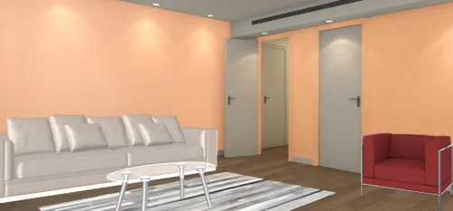 Peach bedroom 2