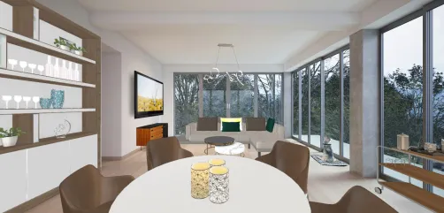 Concepto abierto estilo contemporáneo