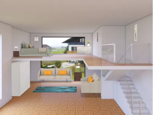 Bedroom and Living room Design 