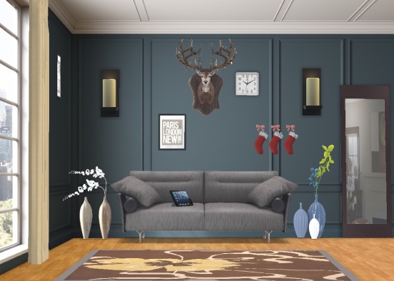 👑 Living Room 👑 Design Rendering