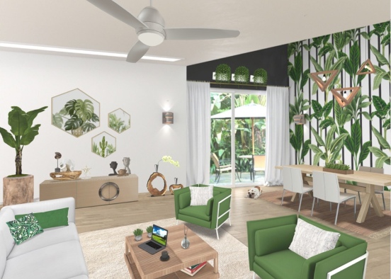 Tropical living Design Rendering