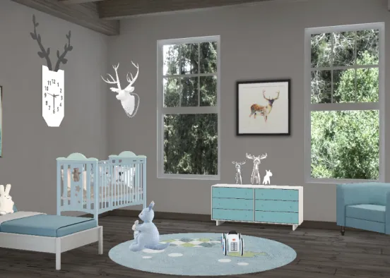 Boys bedroom, 🦌 deer obsessed Design Rendering