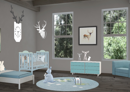 Boys bedroom, 🦌 deer obsessed Design Rendering