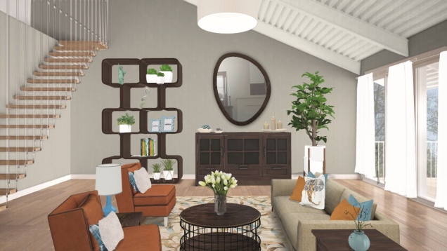 eclectic livingroom 