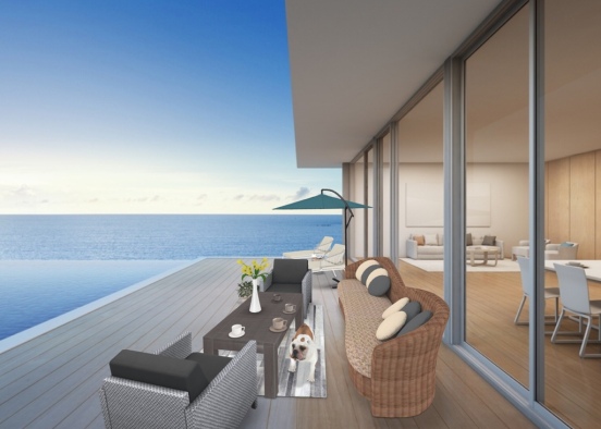 beach house (patio)🏄‍♂️🏄‍♀️🌅🏖🏝⚓️ Design Rendering