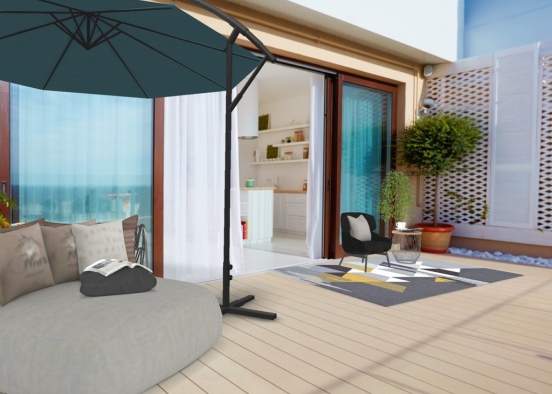 beach house (deck) Design Rendering