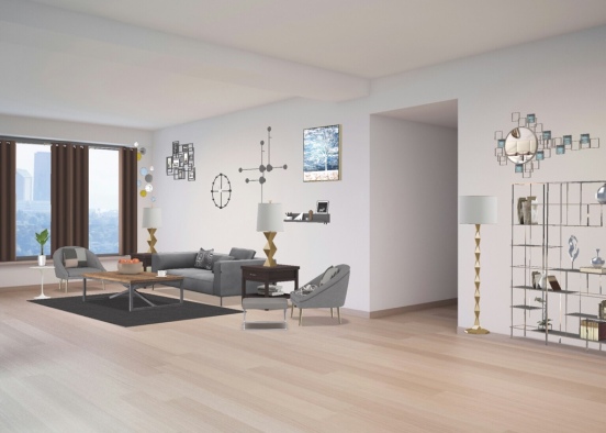 apartment (living room) Design Rendering