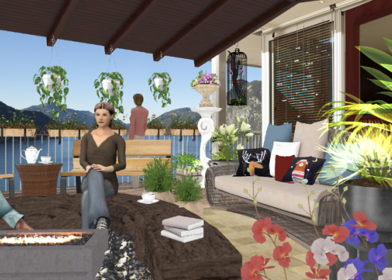 Tea Time by The Lake Design Rendering