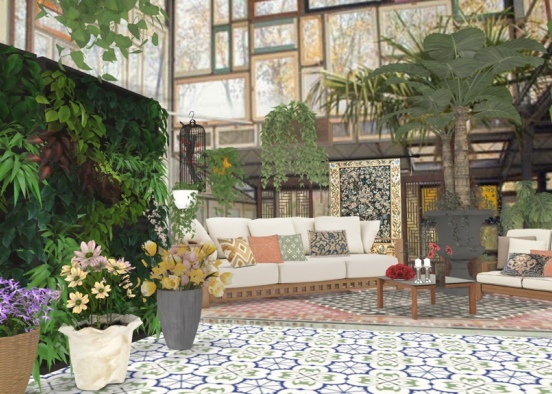 Enchanted Garden Room  Design Rendering
