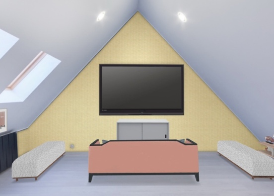 tv room  Design Rendering