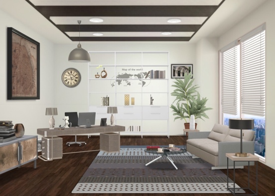 Executive Office Design Rendering