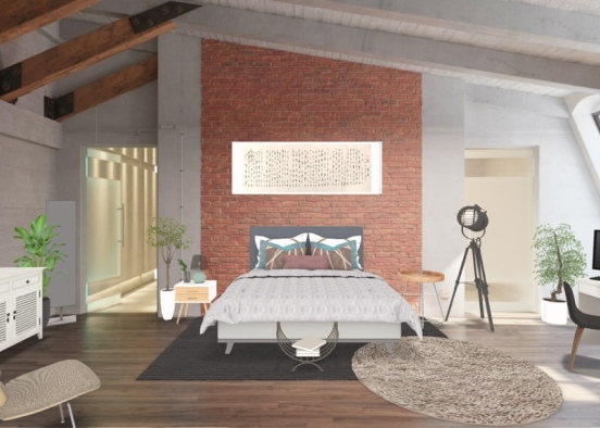 Big bedroom 🤍 Design Rendering