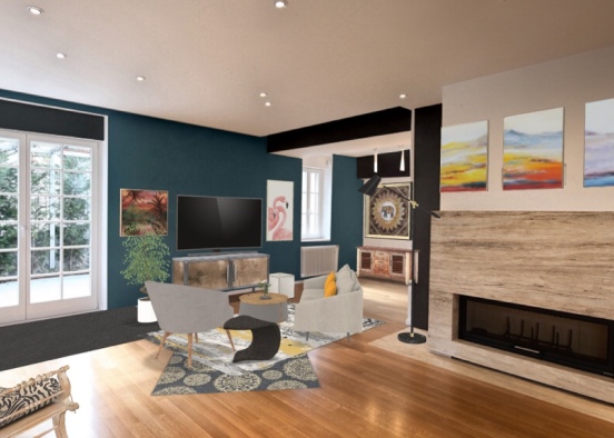 Savana living room 🤍 Design Rendering