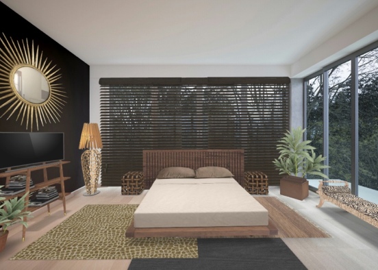 Savana bed room 🤍 Design Rendering