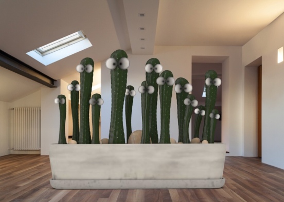 bonjour je m’appelle cactus Design Rendering