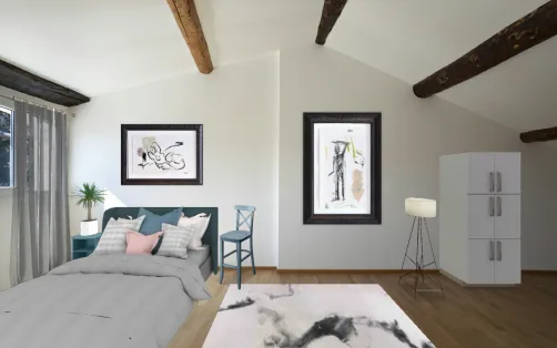 Artistic bedroom